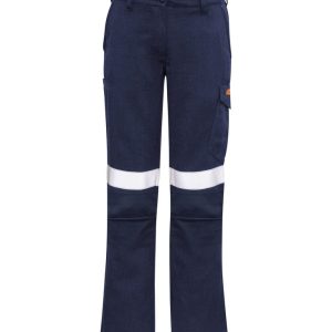 Syzmik Womens Orange Flame Taped Cargo Pant