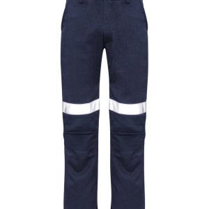 Syzmik Mens Orange Flame Traditional Style Taped Work Pant
