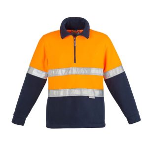 Syzmik Unisex Hi Vis Polar Fleece Pullover - Hoop Taped