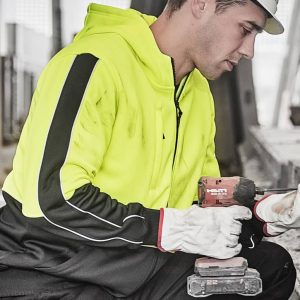 Syzmik Unisex Hi Vis Full Zip Hoodie