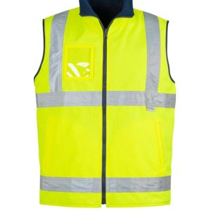 Syzmik Mens Hi Vis Lightweight Waterproof Vest