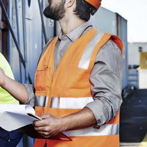 Syzmik Unisex Hi Vis Zip Vest