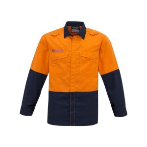 Syzmik Mens Hi Vis Spliced Shirt