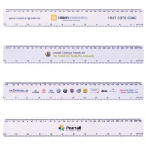 White 30cm Ruler