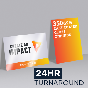 350gsm Cast Coated Artboard Gloss Cello One Side
