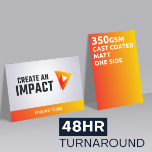 350gsm Cast Coated Artboard Matt Cello One Side