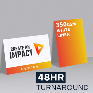 350gsm White Linen Artboard