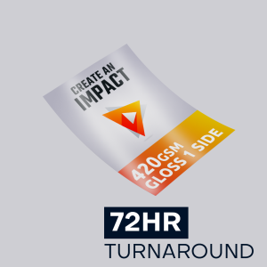 420gsm Artboard Gloss Cello One Side