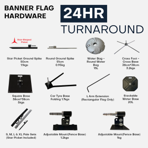 Banner Flag Hardware