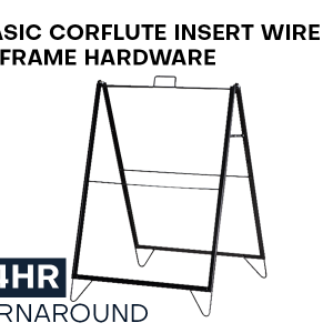 "Basic" Corflute Insert Wire Hardware