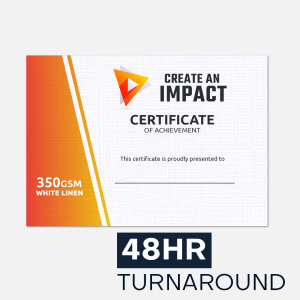 350gsm White Linen Artboard