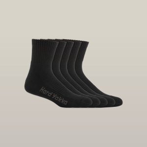 Cotton Qtr Crw 5pk