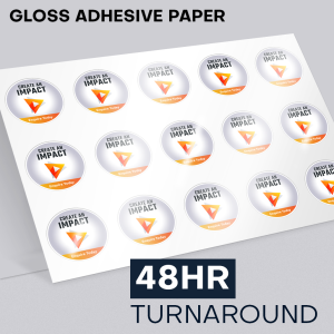 Gloss Adhesive Paper