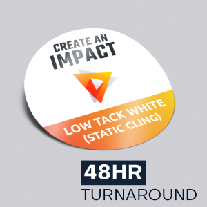Low Tack White (Static Cling)