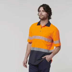 Mens S/Sl Taped Polo