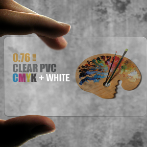 PVC 0.76 - Clear + Spot White