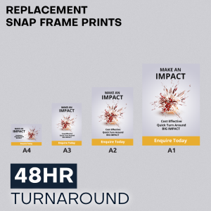 Replacement Snap Frame Prints
