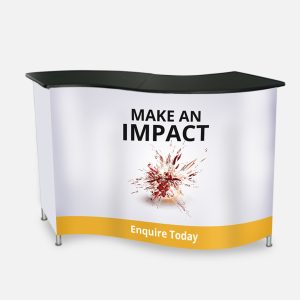Wave Fabric Pop Up Counter