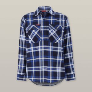 Core Long Sleeve Closed Front Check Flannel